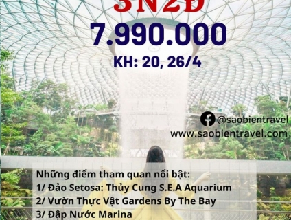 TOUR SINGAPORE 3N2Đ
