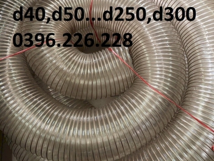 Ống Pu lõi đồng nhập khẩu phi 50 phi60 phi 75 dùng dẫn khí, chịu nhiệt