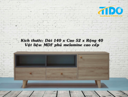 Kệ Tivi gỗ TI-KTV108