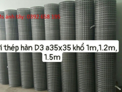 Lưới thép hàn mạ kẽm D2, D3 a50x50
