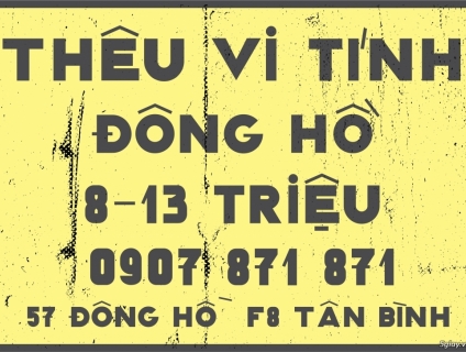 Tân Bình HCM- Tuyển Thợ Thêu Vi Tính lương cao