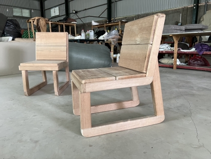 Amchair SoFa 2,2 tr. 100% gỗ Thao Lao.