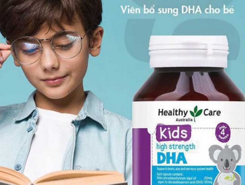 Viên Uống Healthy Care Kids High Strength DHA 60 Viên