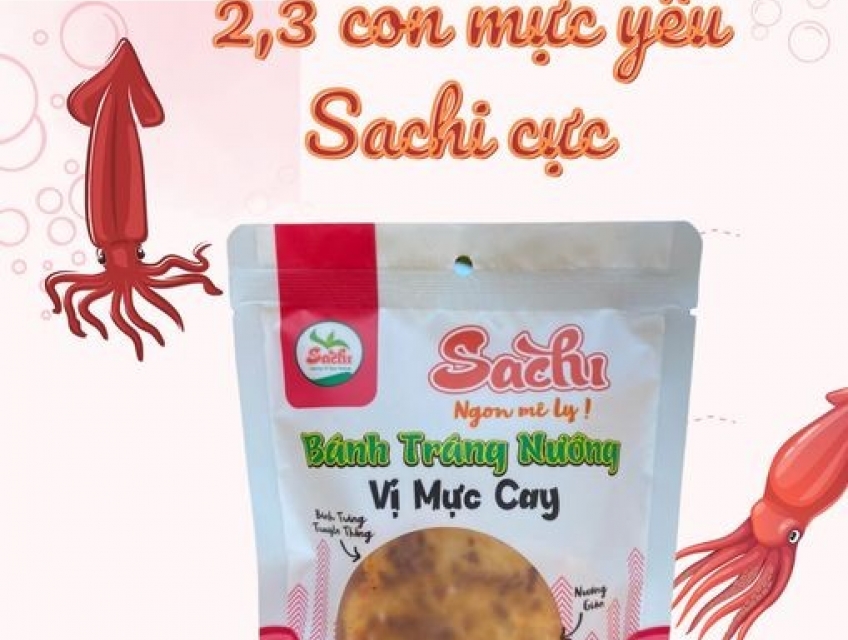 Snack tẩm vị mực - Sachi Bình Định