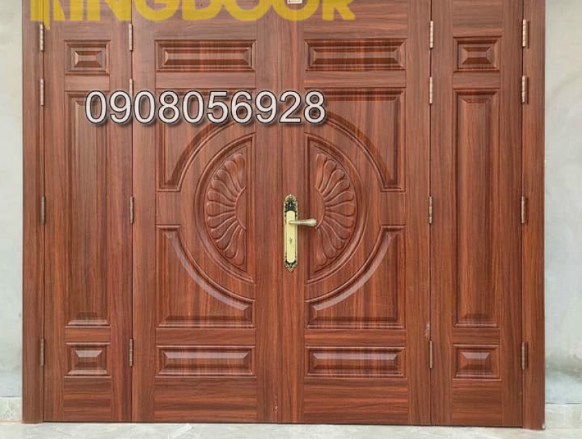 Cửa Thép Vân Gỗ - Chất Lượng Cao