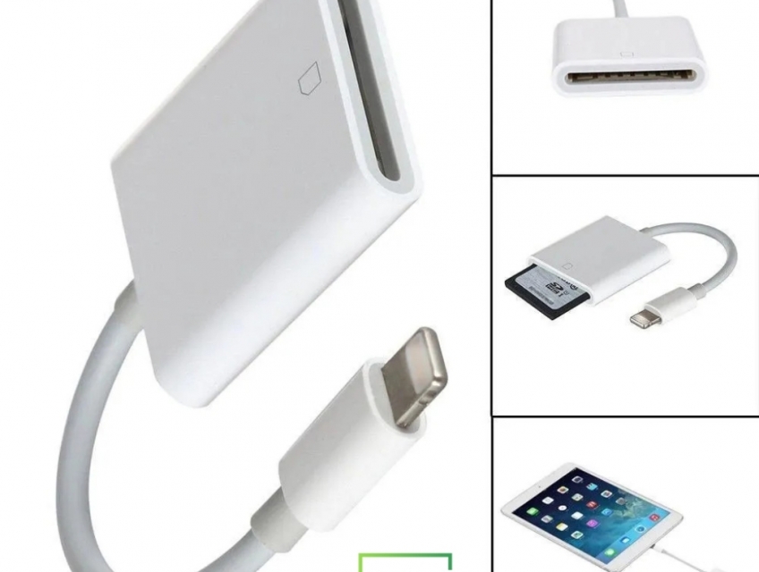 Đầu đọc thẻ SD OTG Lightning cho Iphone