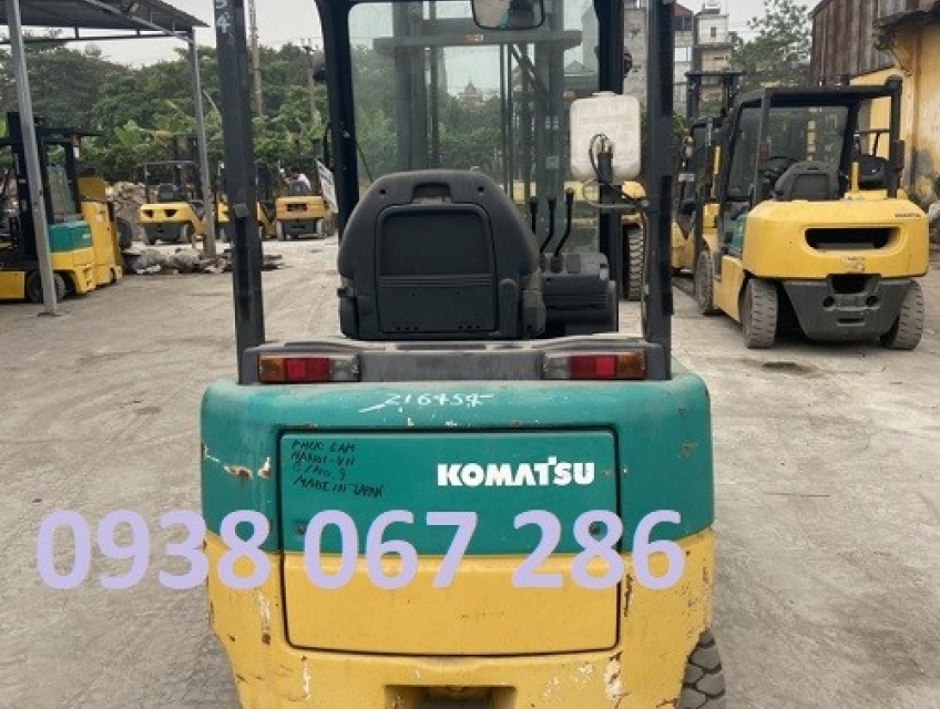 Xe nâng điện ngồi lái komatsu 2500kg đã qua sử dụng