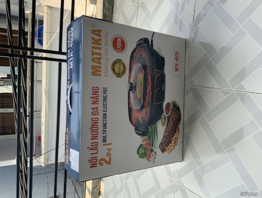 NỒI LẨU NƯỚNG 2IN1 MATIKA MTK-4020
