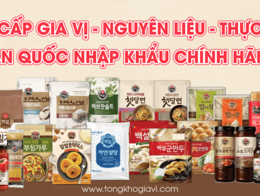 Tìm hiểu về các loại gia vị Hàn Quốc đang "hot" tại Việt Nam