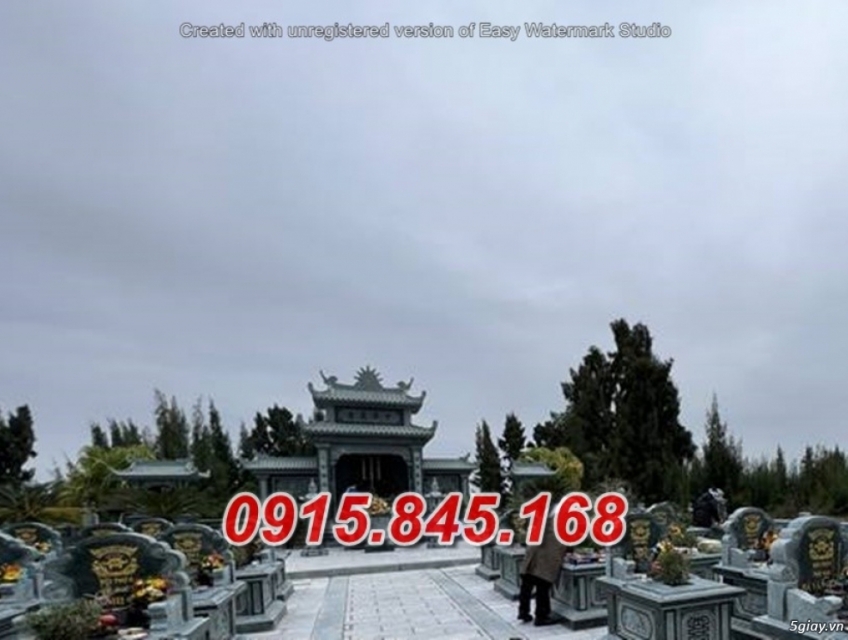 46 Khánh hoà + mẫu mộ bằng đá xanh ninh bình đẹp bán