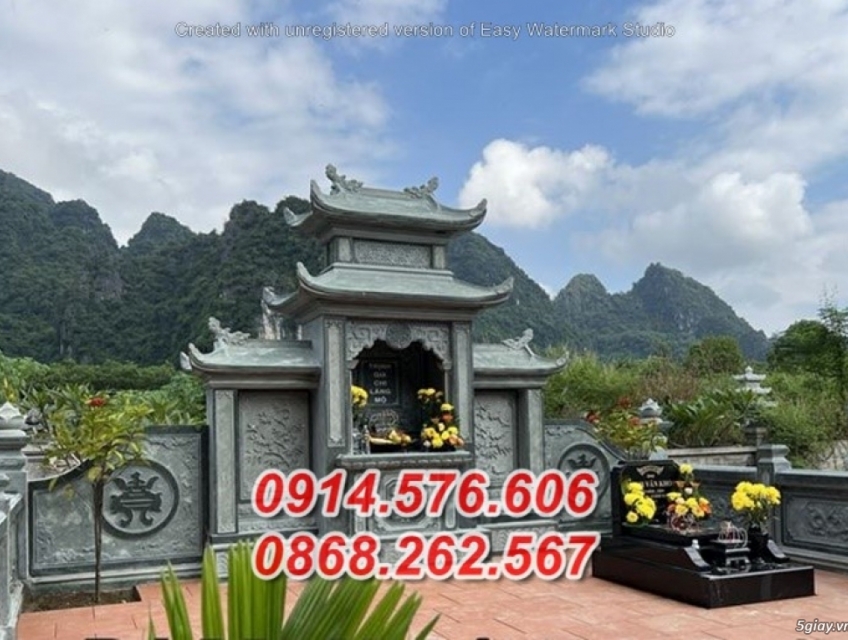 13+ Thiết kế khóm thờ bằng đá xanh hậu giang