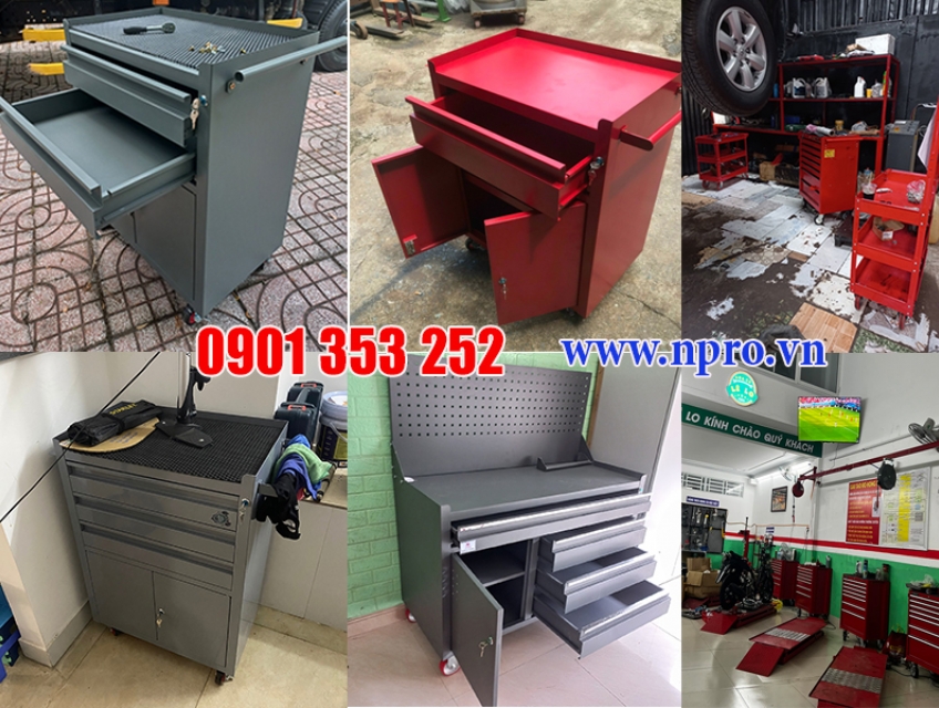 Tủ đựng thiết bị dụng cụ sửa xe, tủ đựng đồ nghề xe máy