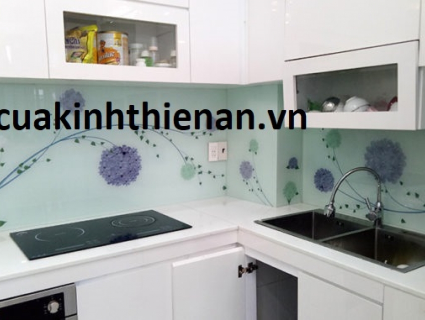 Kính ốp bếp cường lực đẹp giá rẻ nhất hcm