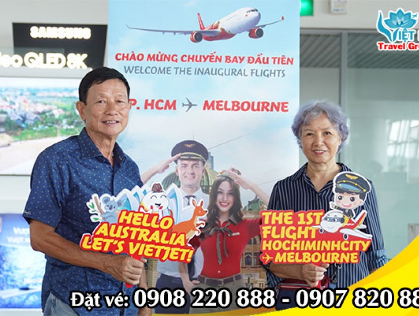 Vietjet khai trương đường bay thẳng giữa TP.HCM – Melbourne