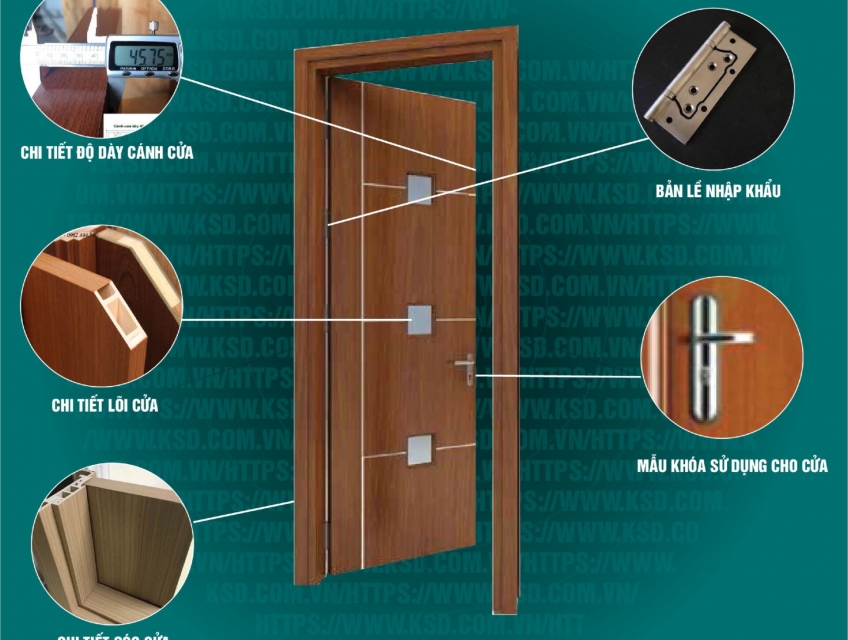 Cửa Gỗ composite cao cấp