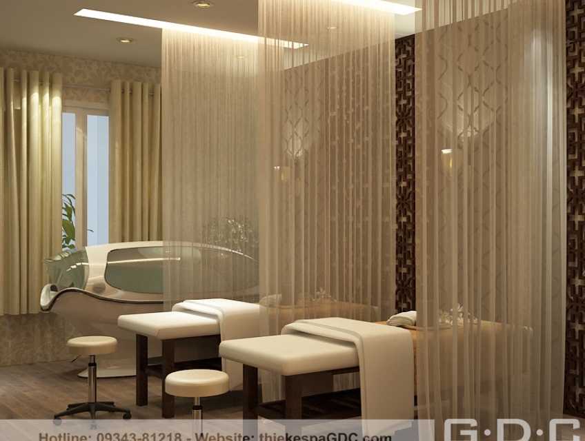 Thiết kế spa mini đẹp