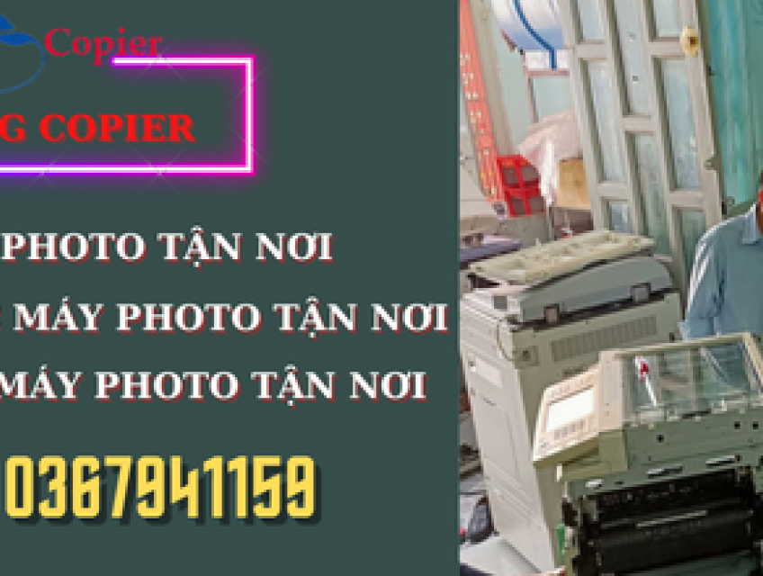 Sửa chữa tận nơi máy photo quận Tân Phú