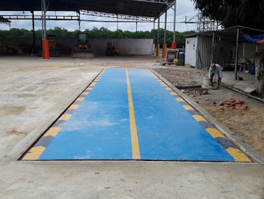 Khắc phục tình trạng trạm cân bị ngập nước