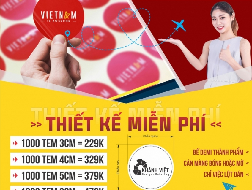 XƯỞNG IN TEM DECAL DÁN CÁCH LOẠI