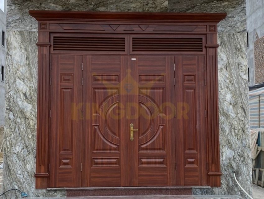 Điểm nổi bật của cửa thép vân gỗ huỳnh trống đồng