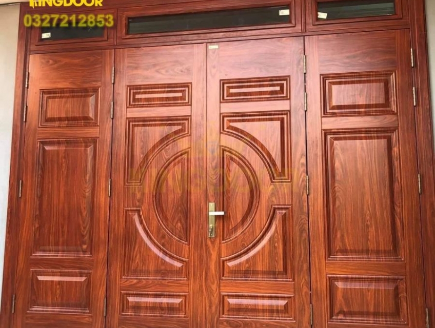 CỬA THÉP VÂN GỖ CAO CẤP