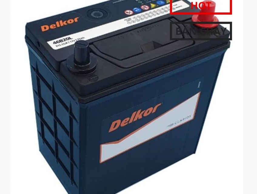 Bình ắc Quy Delkor 12v 35Ah 46B20L/R