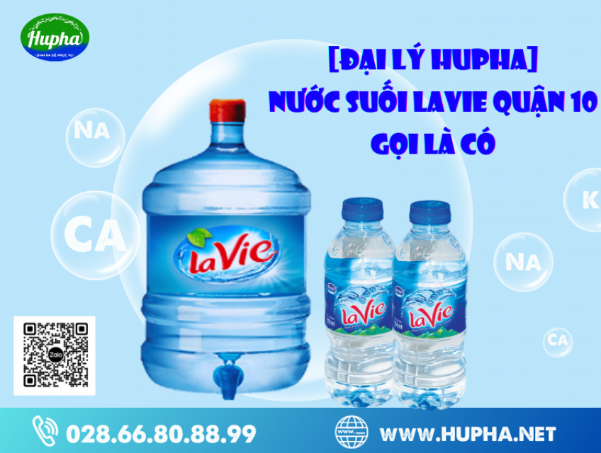 [Đại Lý HuPha] Nước Suối Lavie Quận 10 - Gọi Là Có