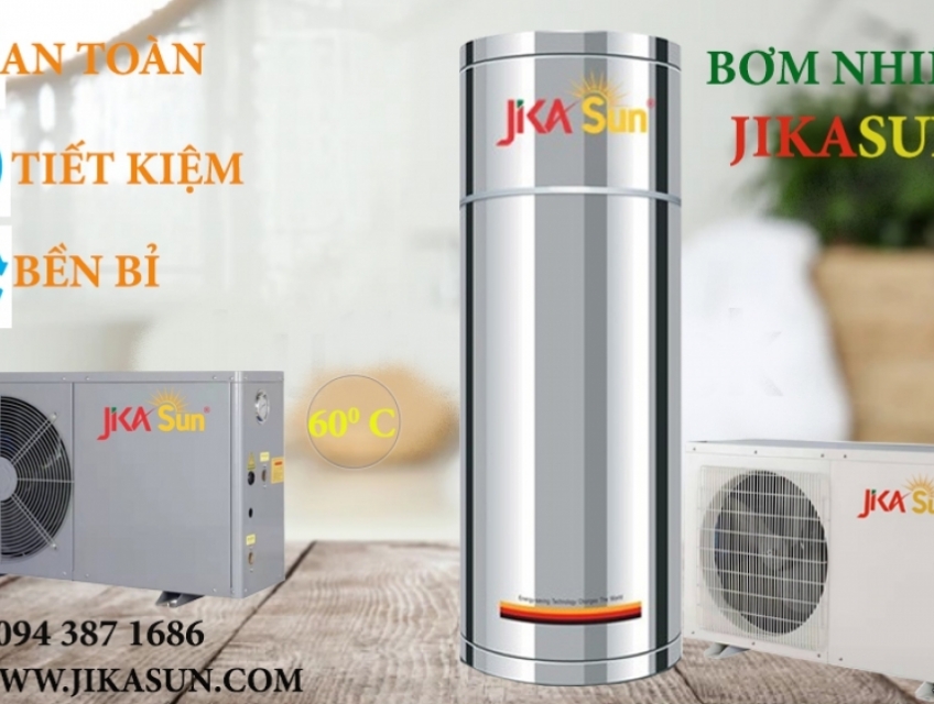 Bán máy bơm nhiệt nước nóng tổng Jikasun