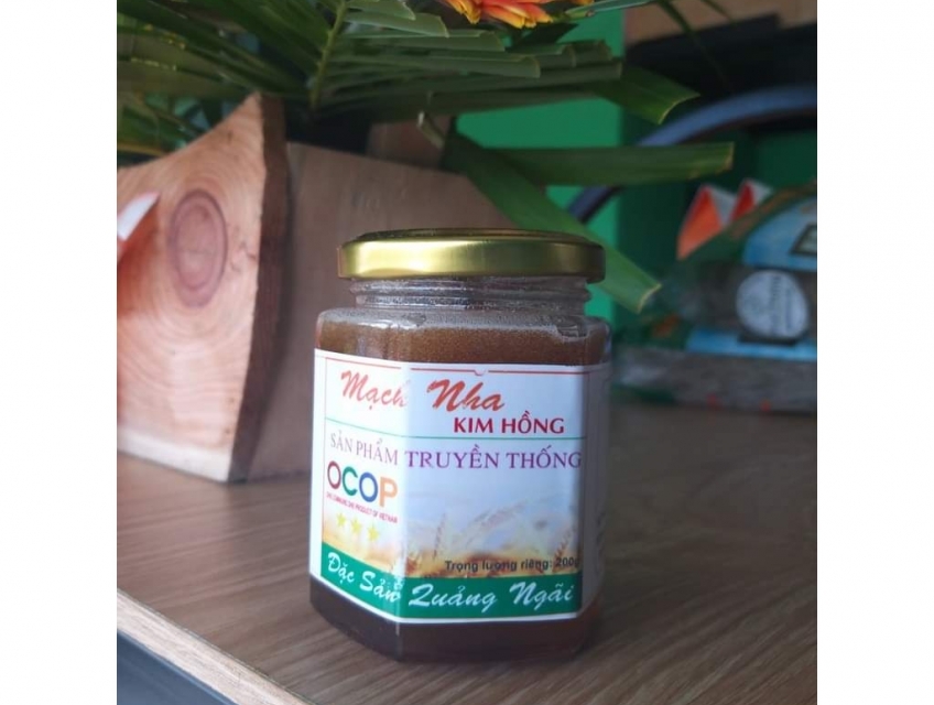 Mạch nha Nếp Kim Hồng-Đặc sản Quảng Ngãi