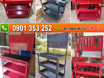 Xe đẩy để đồ nghề sửa chữa, kệ dụng cụ cơ khí