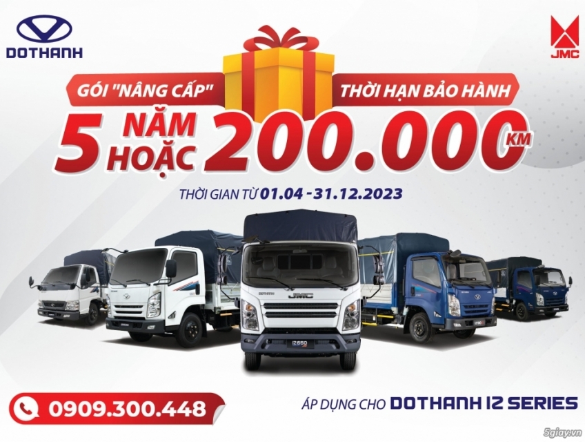 Xe tải ĐÔ THÀNH IZ250 - 2.5 Tấn - Mới 100% - Hỗ trợ góp - Giá 3xx tr