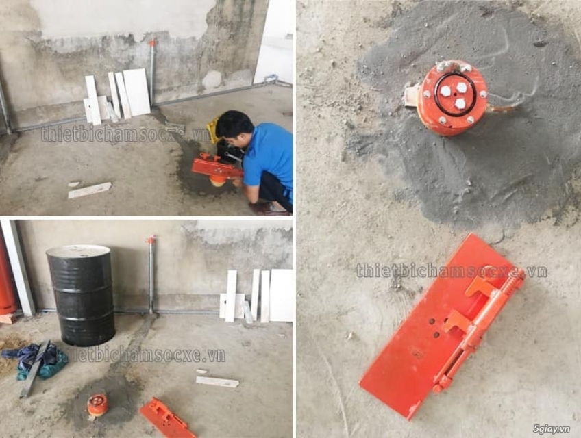 Cách lắp đặt ben nâng rửa xe máy