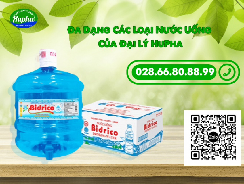 [HuPha] Nước Bidrico Bình 19 Lít Úp Máy Giao Cấp Tốc Quận Gò Vấp