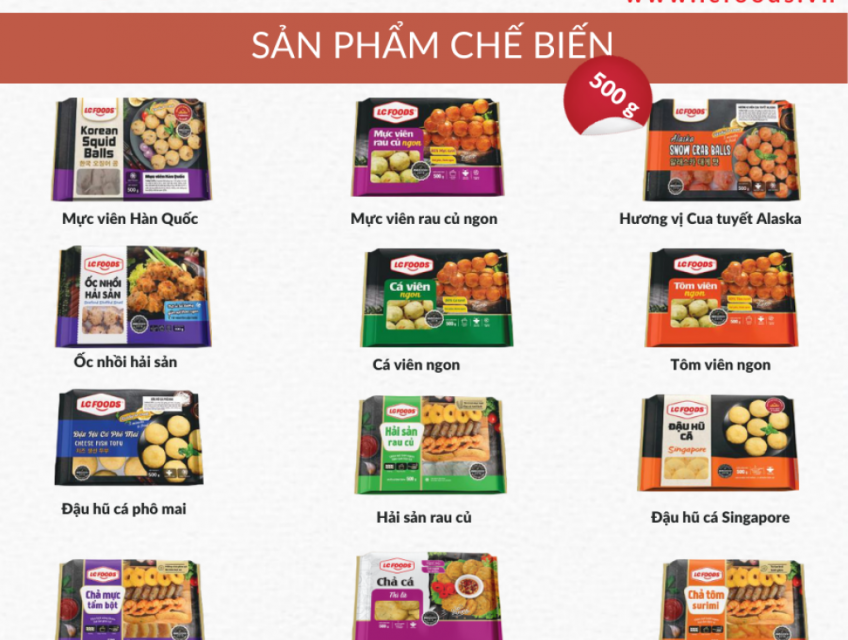 Cá viên LC Foods tuyển sỉ toàn Quốc
