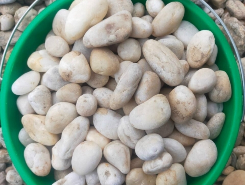 sỏi trắng tự nhiên như ngọc trinh