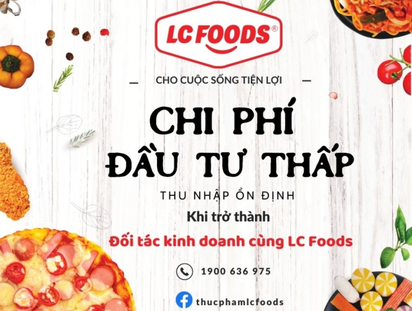 tuyển đại lí, nhà phân phối đồ ăn vặt LC Foods