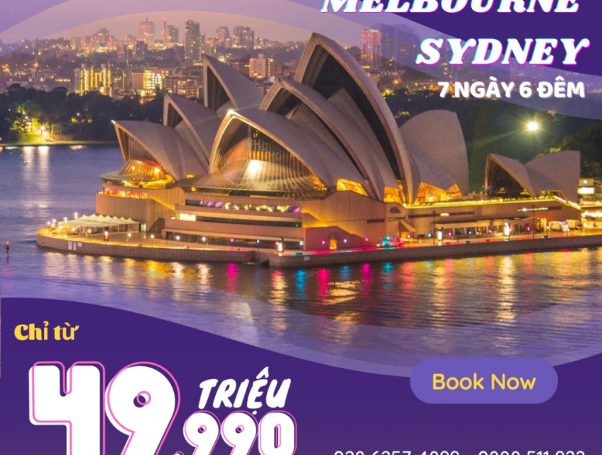 TOUR DU LỊCH AUSTRALIA MELBOURNE – SYDNEY 7N6Đ