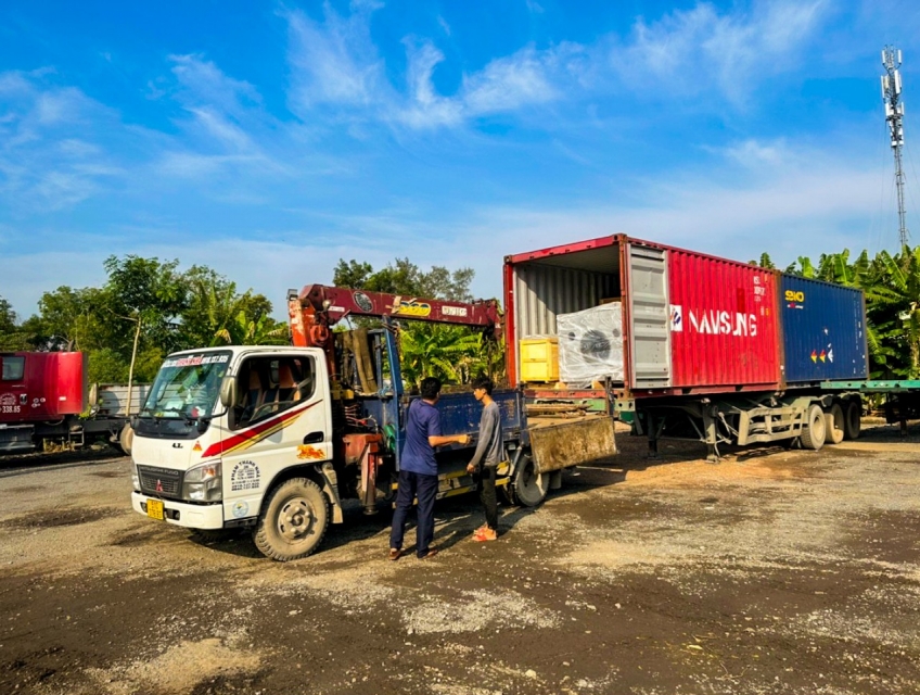 Cho thuê xe cẩu khu vực quận 4 giá rẻ