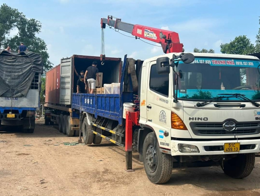 Cho thuê xe cẩu quận 2 giá rẻ, siêu ưu đãi