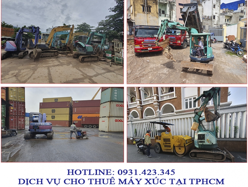 Dịch Vụ Cho Thuê Máy Xúc Uy Tín, Chất Lượng