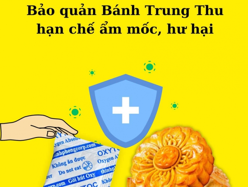 Bảo quản bánh Trung Thu không bị ẩm mốc