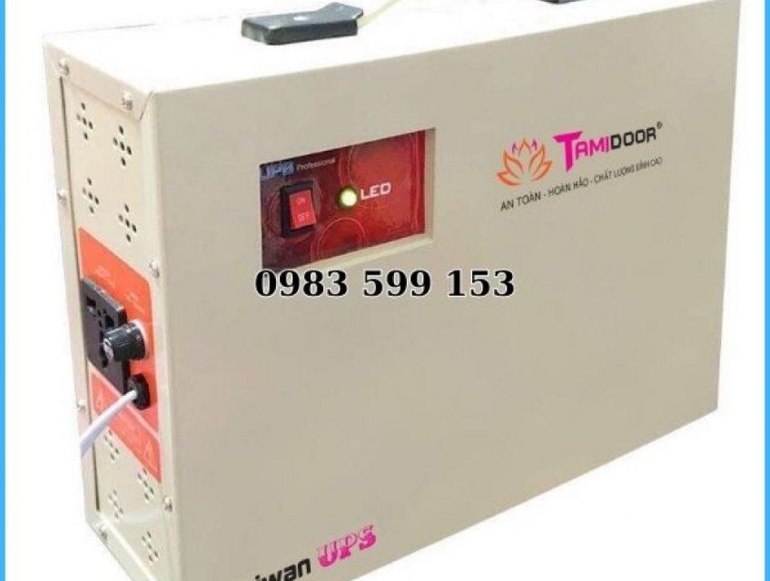 Bình lưu điện cửa cuốn TAMIDOOR có tốt không ?