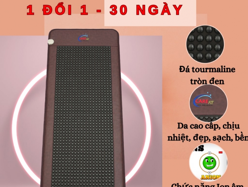 Nệm đá nóng - Thảm đá nóng carefitvn