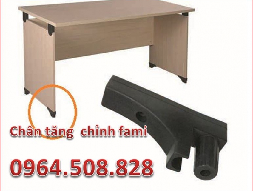 Chân tăng chỉnh Phami, vai đỡ mặt bàn giá rẻ.