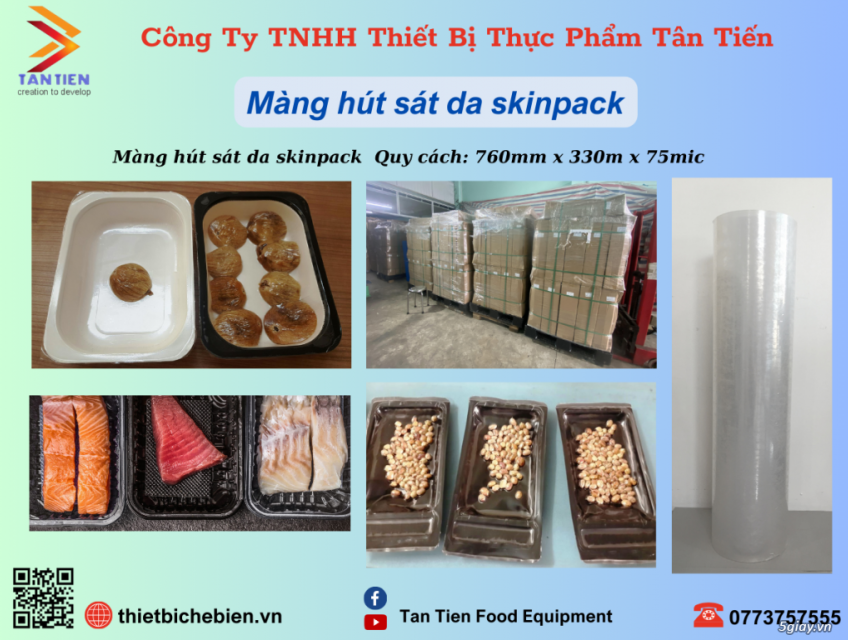 Màng hút sát da skin pack