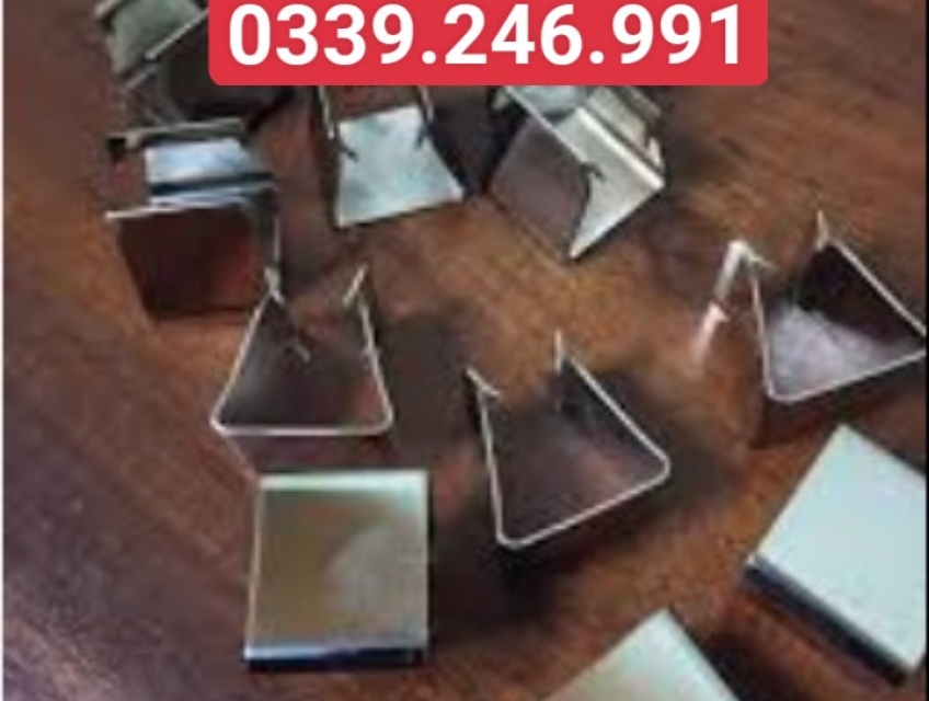 Kẹp ngói nóc inox, móc ngòi bò không rỉ