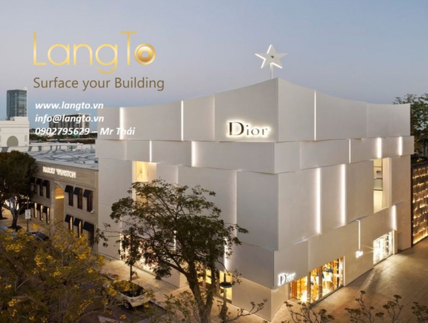 Mặt dựng nhôm CNC đục lỗ