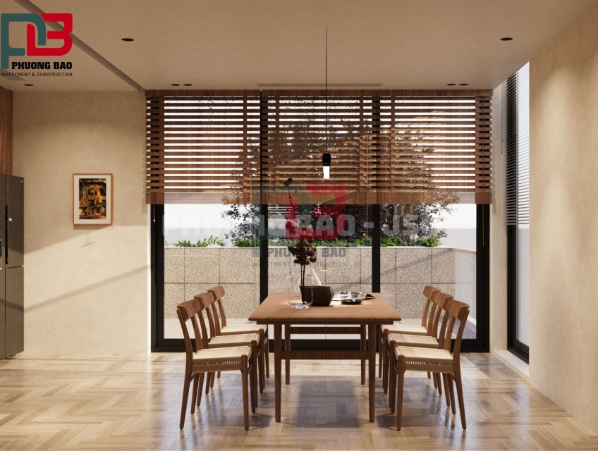 Tham khảo thiết kế 3D nội ngoại thất chung cư mini đẹp- Công ty Phương