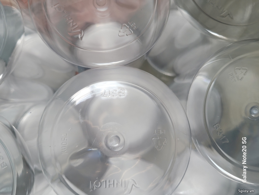 Hủ nhựa 750ml trong suốt, nắp nhôm new