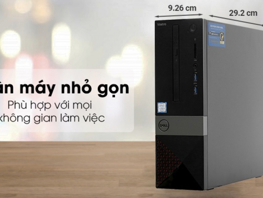 Bộ PC Dell Vostro 3470 SFF Core i3-8100 Ram 8GB RAM SSD 128GB +HDD 1TB